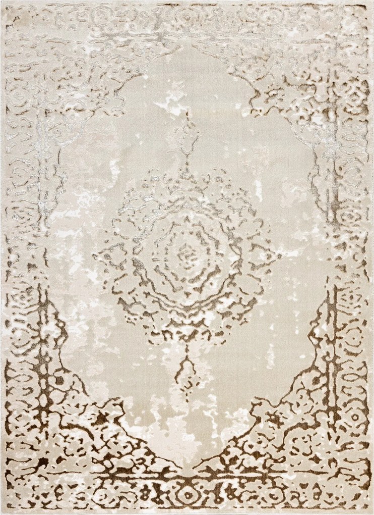 Dywany Łuszczów, Kusový koberec Allure 1961 cream/gold, 240x330, žltá, kancelária