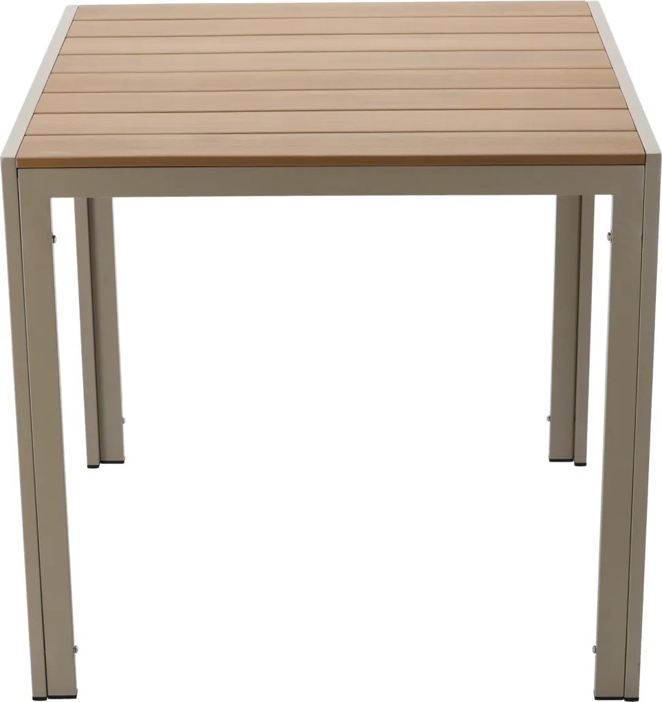 Záhradný stôl Devon 80 cm béžový