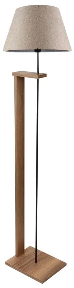 Stojacia lampa AYD 1xE27/40W/230V béžová/hnedá