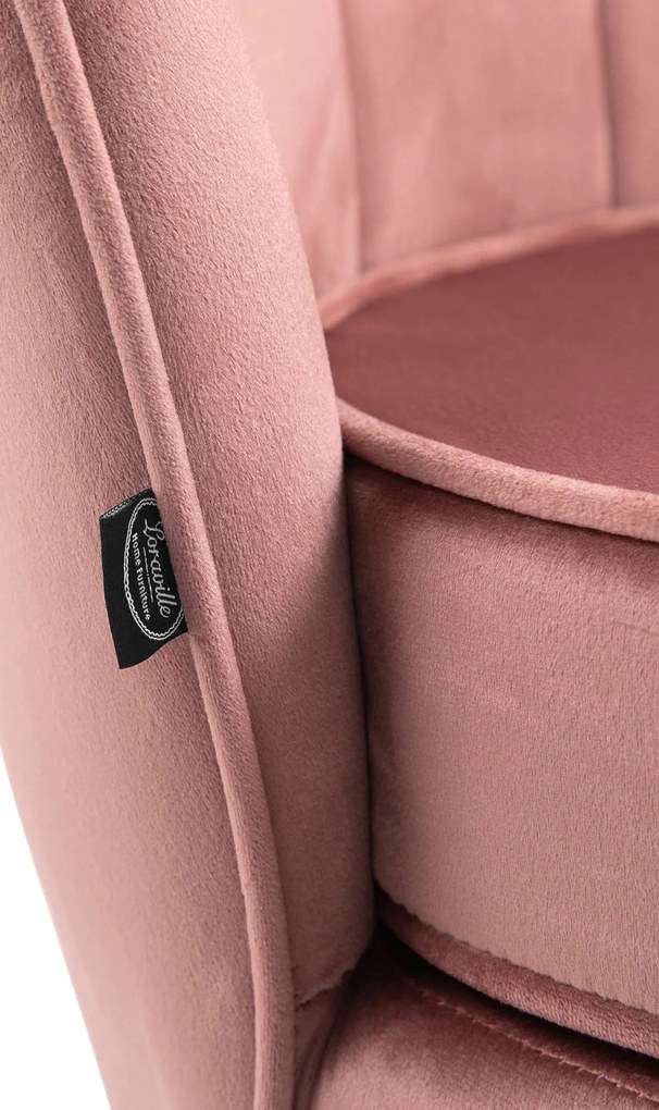 Stolička Rosita zamat - ružová