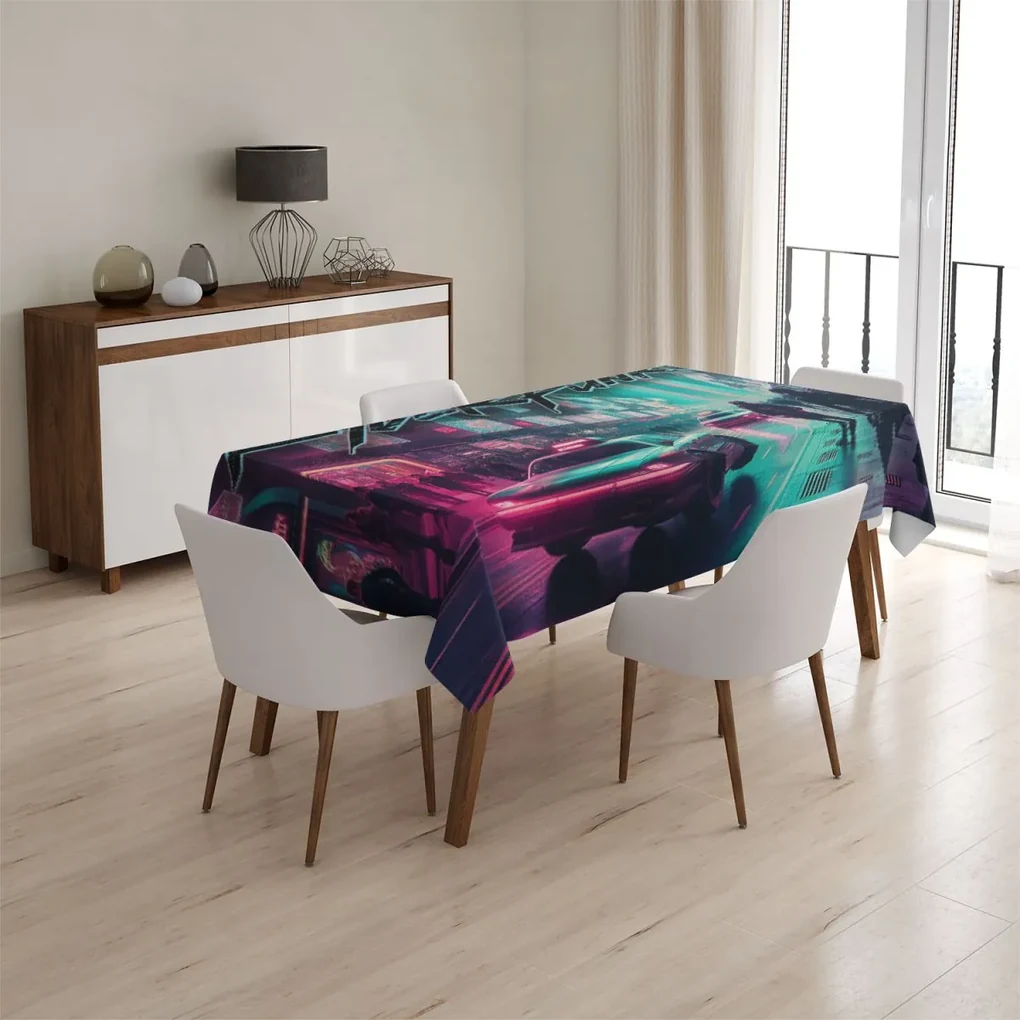 Sablio Obrus Cyberpunk 2077 Mesto - 90x90 cm