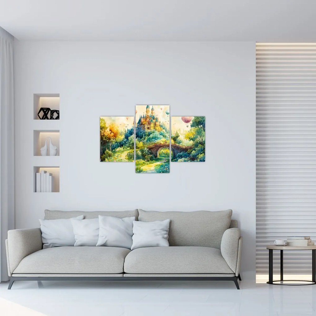Obraz - Rozprávkový zámok (90x60 cm)