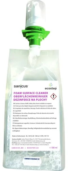 EcoStep 50061 - Dávkovač dezinfekcie D4 500 ml biely