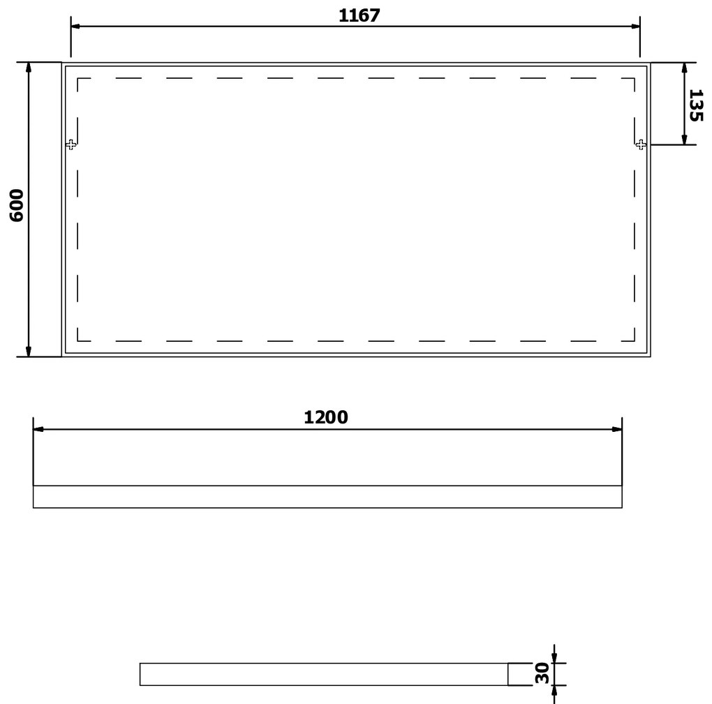Sapho Sapho, AROWANA zrkadlo v ráme, 1200x600mm, chróm, AW1260