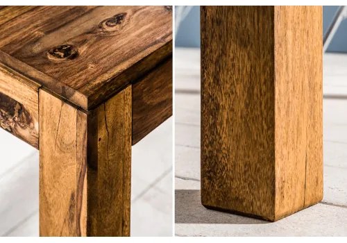 Rozkladací jedálenský stôl 35299 160/240x100cm Masív drevo Palisander  - Komfort-nábytok