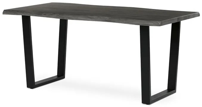 Autronic BONTEC Jedálenský stôl 160x90cm, mdf, sivý dub, HT-F4216 GREY Farba: Šedá
