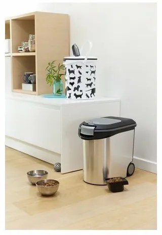 Curver Kontajner na krmivo, strieborná, 35 l, 35 l