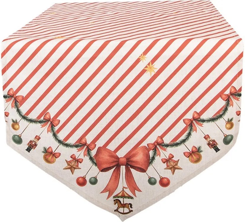 Vianočný bavlnený behúň Christmas Carousel Dream - 50*160 cm