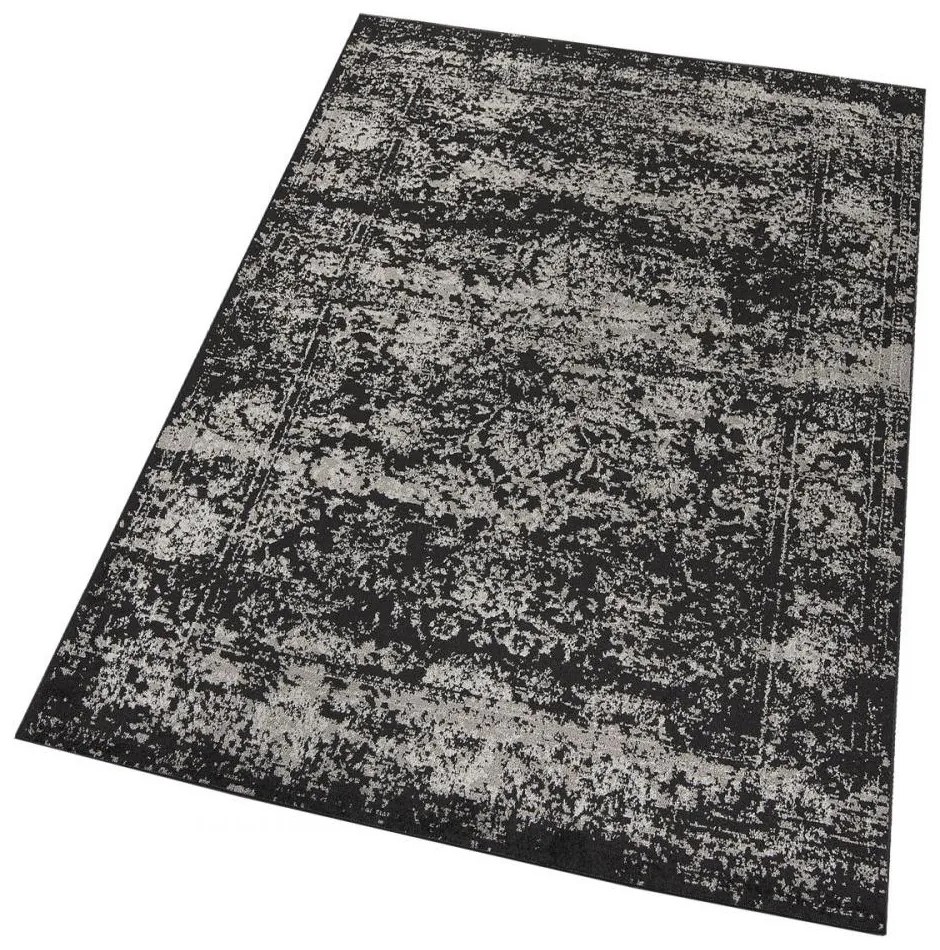 Kusový koberec Alesta čierny 70x250cm