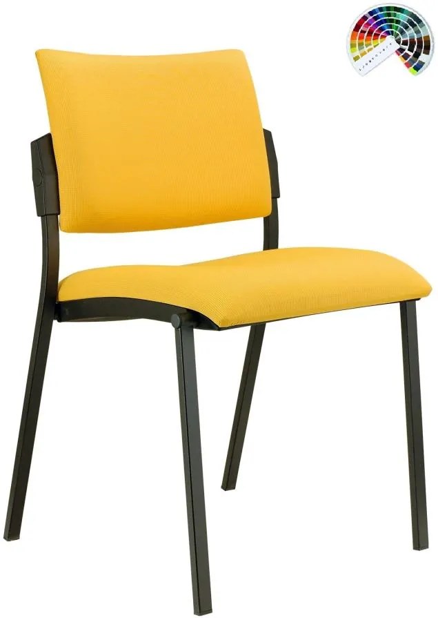 Konferenčná rokovacia stolička SQUARE VIP čalúnenie BONDAI, BOMBAY, FORTIS