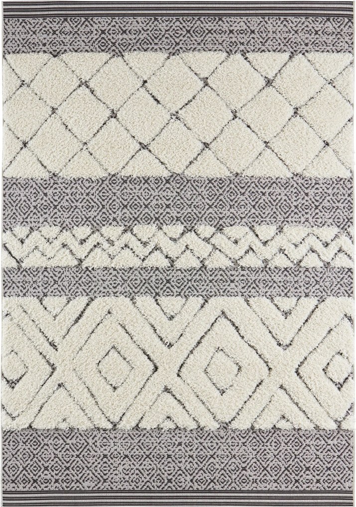 Mint Rugs - Hanse Home koberce Kusový koberec Handira 103906 Black/Cream - 200x290 cm
