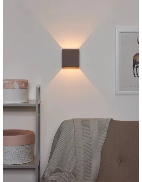 Lucide 35208/01/41 - Nástenné svietidlo GIPSY 1xG9/25W/230V šedé