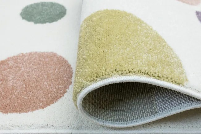 Detský koberec LIMA M042A krémový / ružový