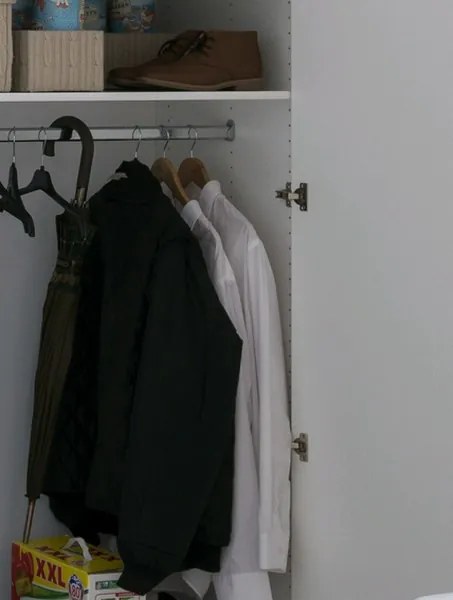 Šatníková skriňa Mega 79, biela