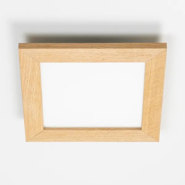 Brilagi - LED Stmievateľné svietidlo SLIMFRAME WOOD LED/25W/230V 34x34 cm + DO