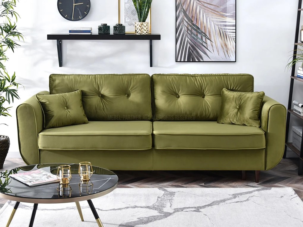 Pohovka dvojsedačka Bacteria (zelená + čierna). Akcia -20%. Vlastná spoľahlivá doprava až k Vám domov. 1136828