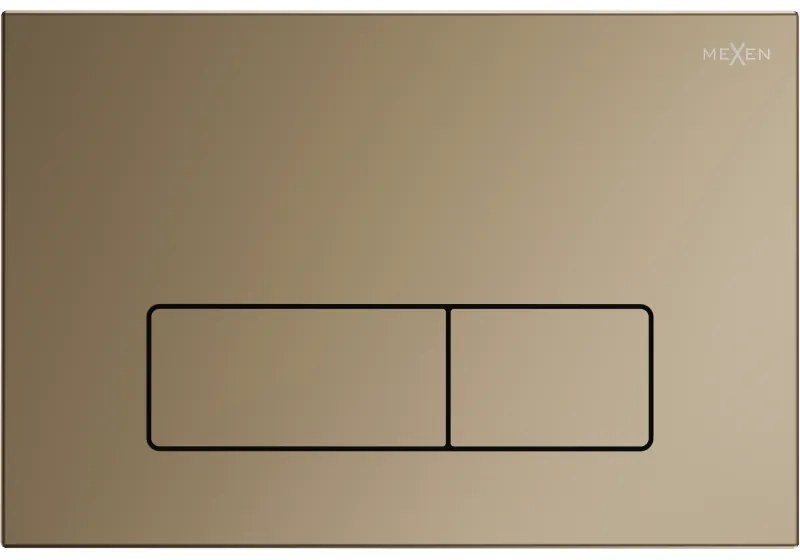 Mexen Fenix 13, splachovacie tlačidlo pre Mexen Fenix, šampaňská zlatá, 601304