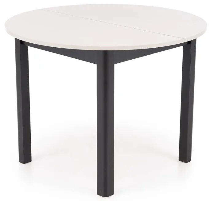 Rozkladací jedálenský stôl Ringo 102/142 cm kašmírový/čierny