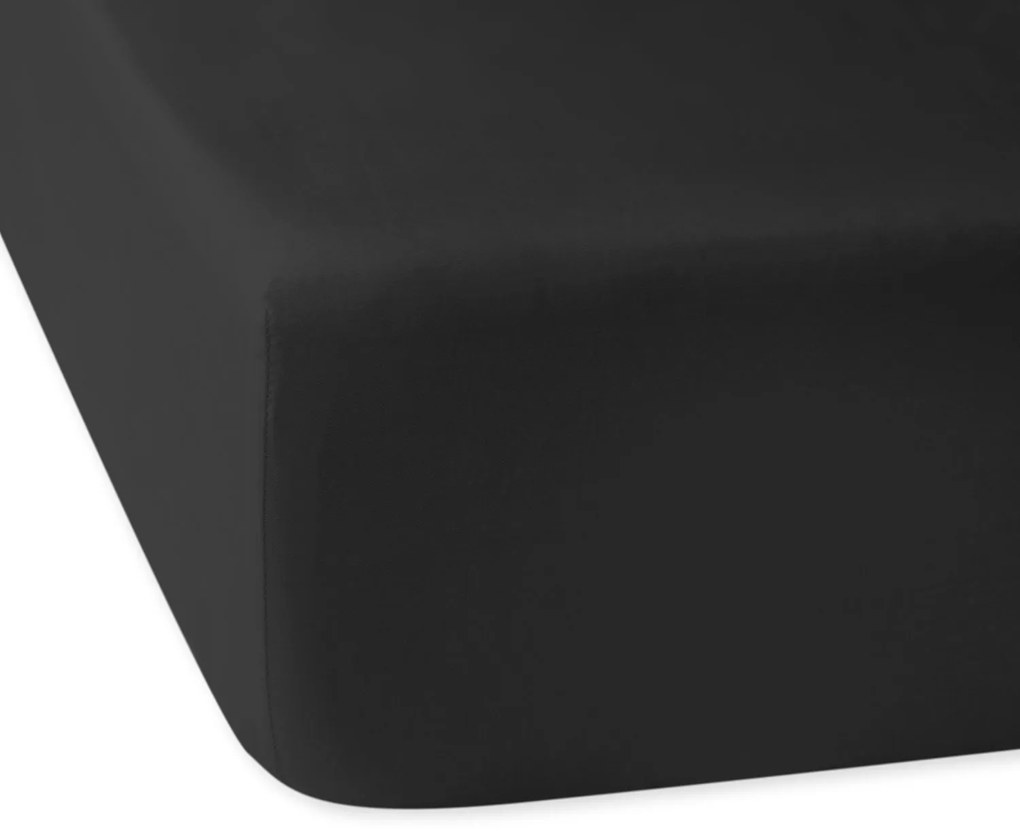 SATÉNOVÉ PRESTIERADLO 04000966 160X200 CM ČIERNE