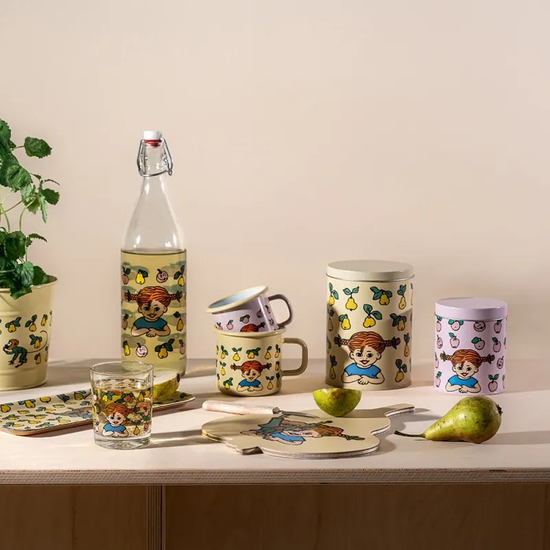 Sklenená fľaša Pippi Fruits 1l