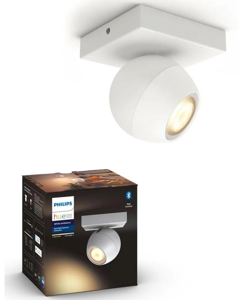 Philips 50471/31/P9 - LED Stmievateľné bodové svietidlo Hue BUCKRAM 1xGU10/5W/230V P3767