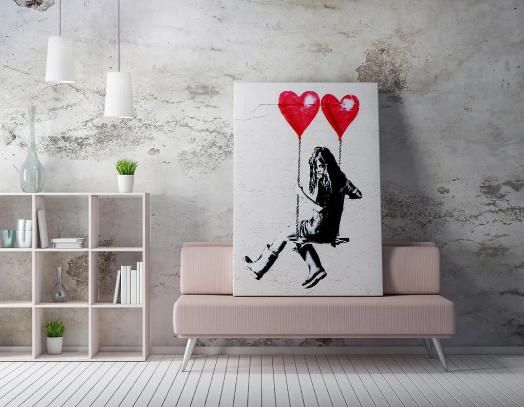 Obraz na plátne Love swing WY01 50x70 cm