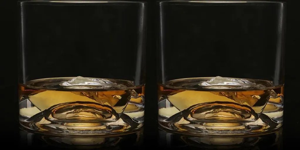 Sklenené poháriky na whisky Mont Blanc 2 ks