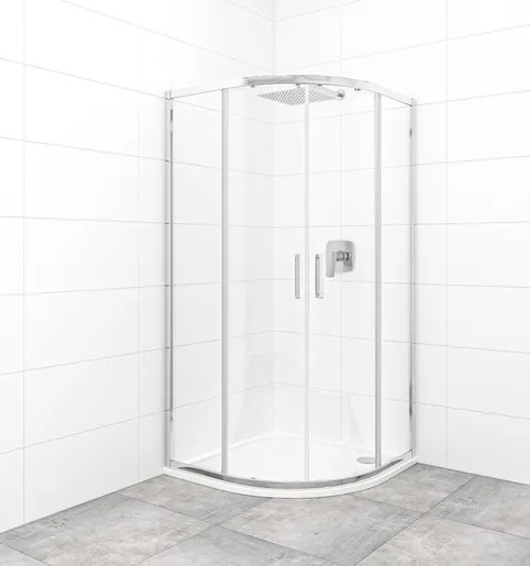 Sprchový kút štvrťkruh 90x90 cm SAT TEX SATBKTEXS90CRT