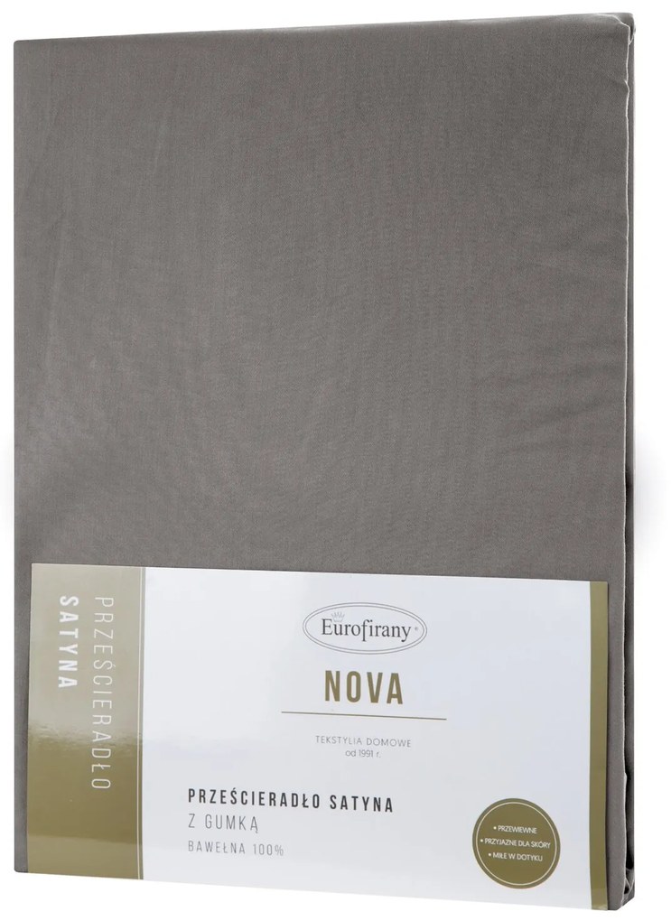 MAKOSATÉNOVÉ PRESTIERADLO NOVA 200X220 CM, VÝŠKA 30 CM SIVÉ
