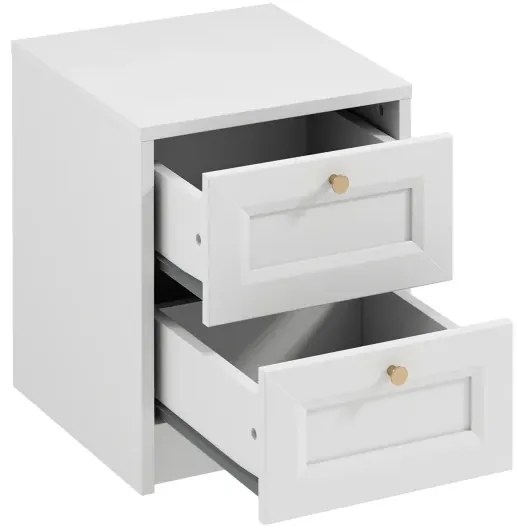 Nočný stolík RELL SN biely