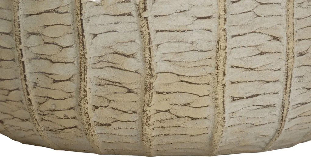 Sada 3 ks kvetináčov Flake krémová