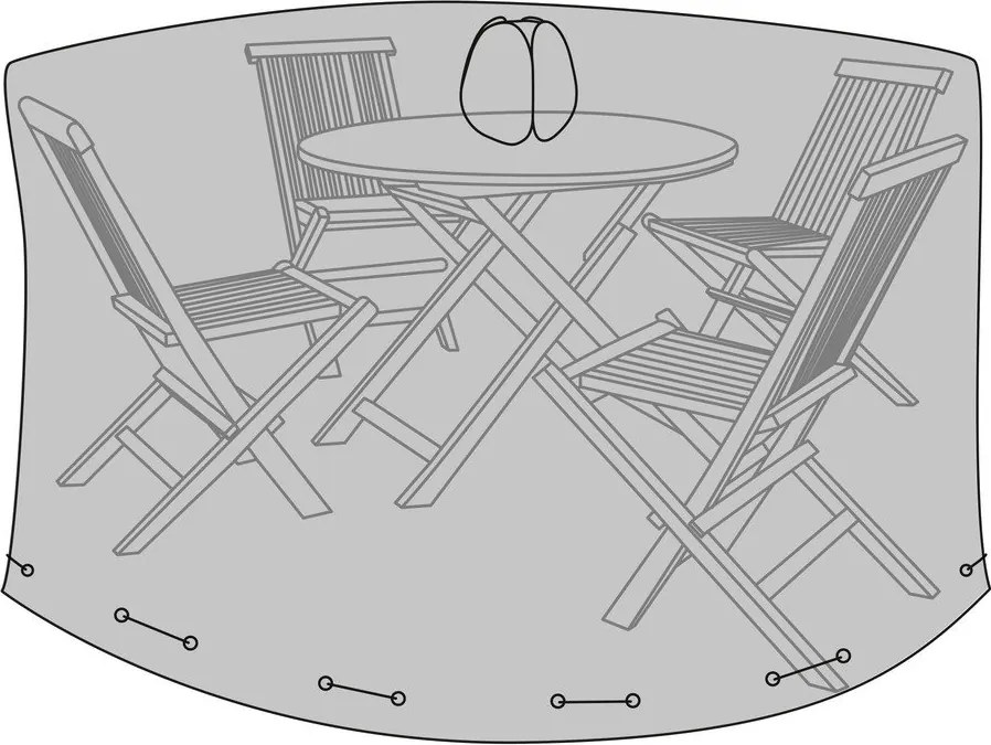 Ochranný obal pre záhradný stôl ø 185 cm – House Nordic