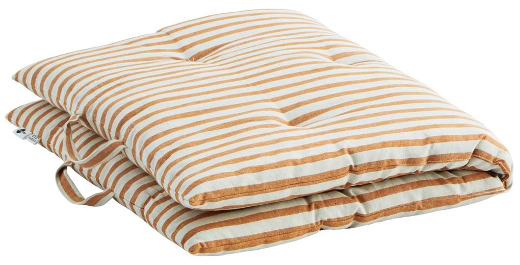 MADAM STOLTZ Bavlnený matrac Honey Striped 60×100 cm