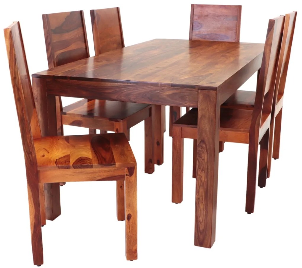 furniture-nabytek.cz - Jedálenský set 6+1 z masívneho dreva palisander