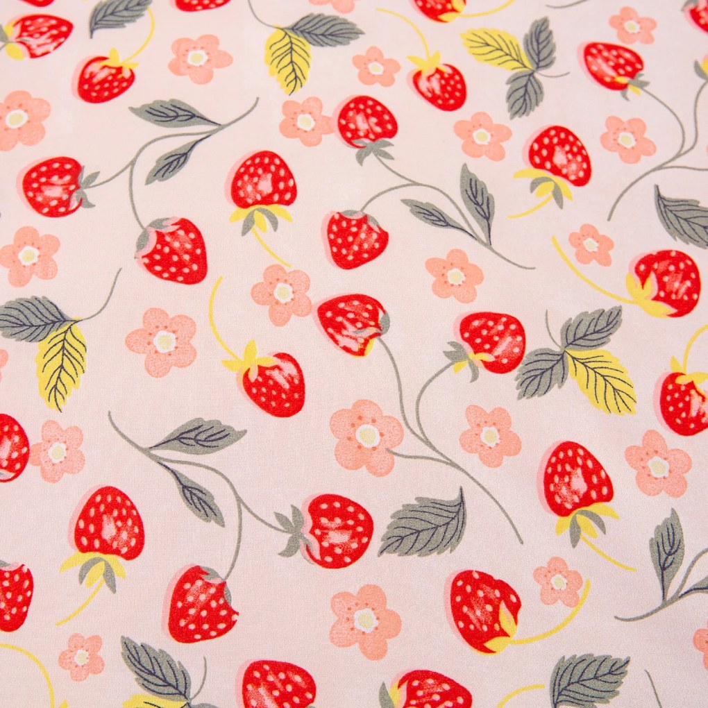 Obliečky z mikrovlákna STRAWBERRY ružové Rozmer obliečky: 70 x 90 cm | 140 x 200 cm