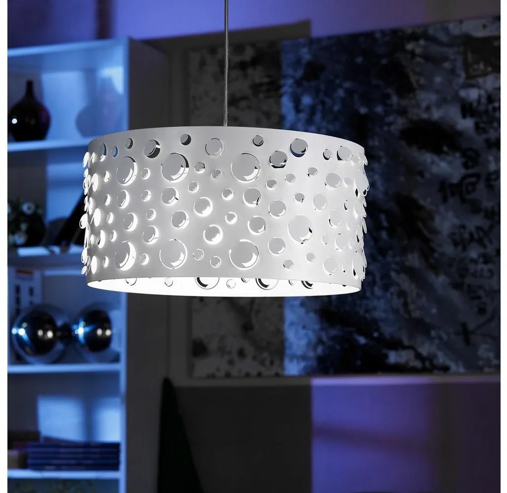 ONLI - Závesný luster BOLLICINE na lanku 1xE27/15W/230V biela