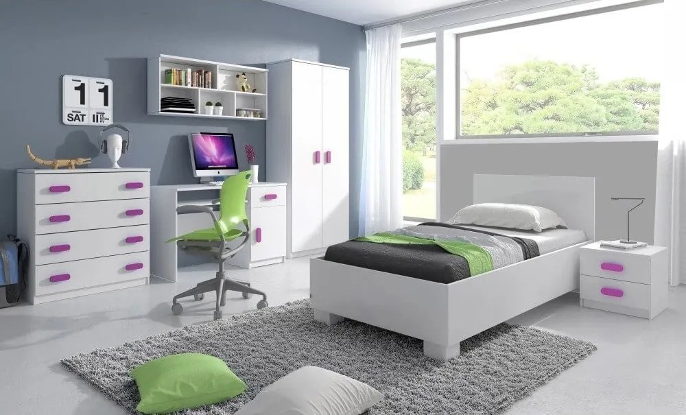 Komoda SCOUT - biela (viac variant)