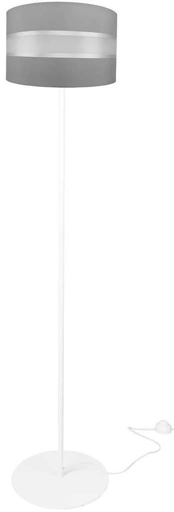 Stojacia lampa Elegance, 1x textilné tienidlo (výber z 5 farieb), (výber z 3 farieb konštrukcie), (fi 35cm)
