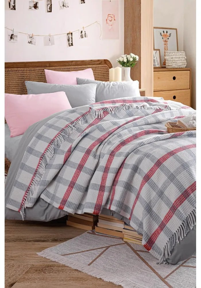 Sivá prikrývka 180x220 cm Warm Soft – Mijolnir