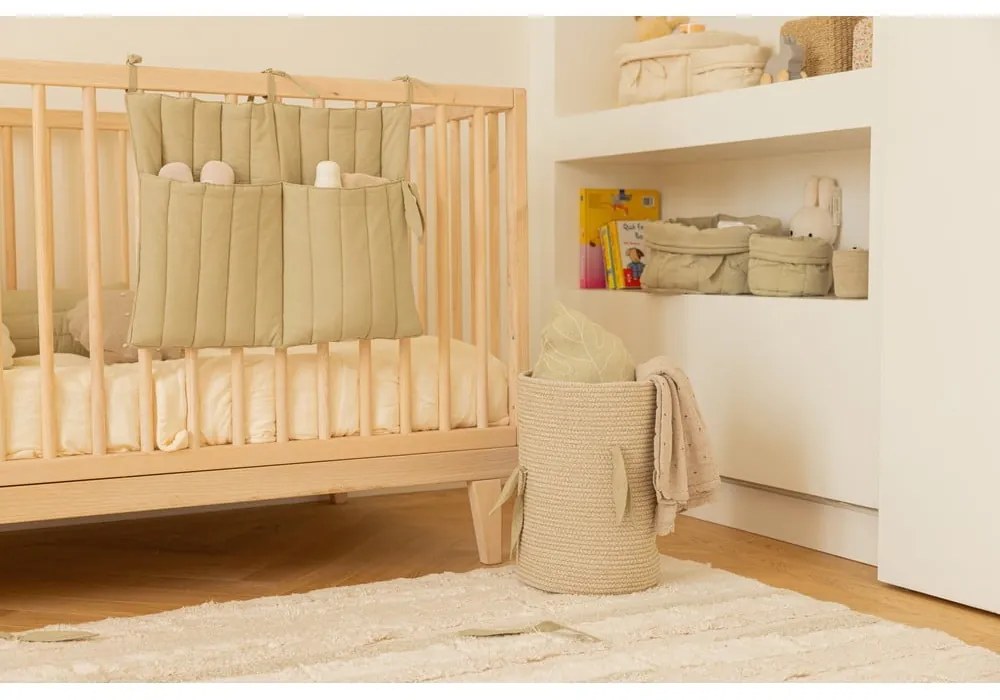 Vreckár na detskú postieľku 40 cm Benjamin Olive – Lorena Canals