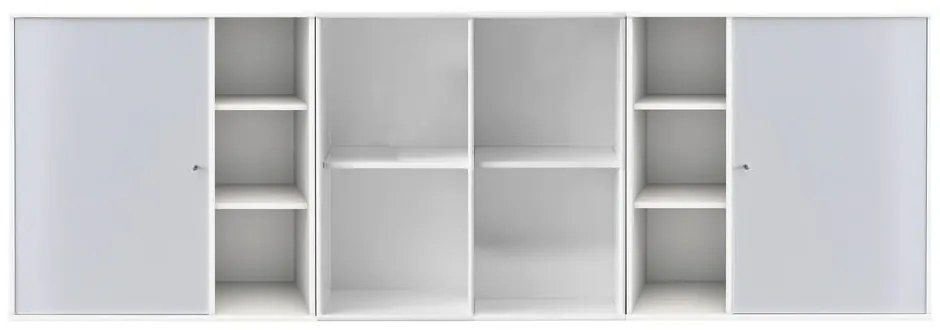 Biela nástenná komoda Hammel Mistral Kubus, 206 x 69 cm