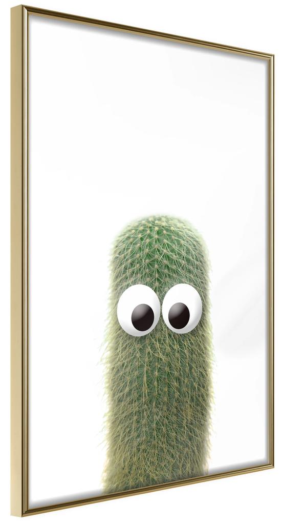 Artgeist Plagát - Prickly Friend [Poster] Veľkosť: 40x60, Verzia: Zlatý rám s passe-partout