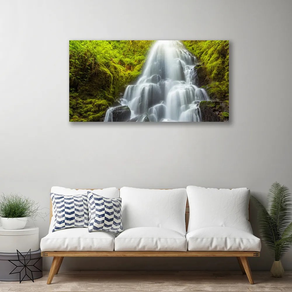 Obraz na plátne Vodopád príroda 120x60 cm