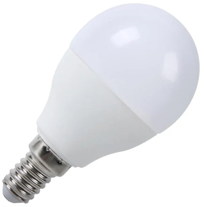 LED žiarovka E14, 8W, 6000K, 720lm, miniglobe