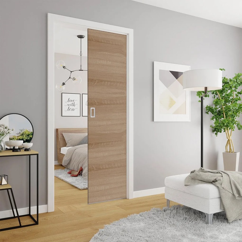 Posuvné dvere Monstera 80, Farba:: Biela
