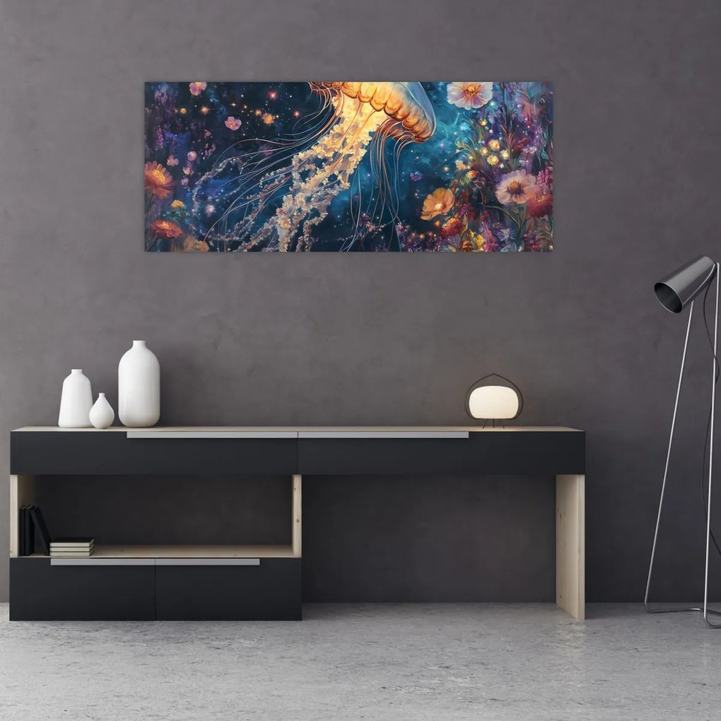 Obraz - Magická medúza (120x50 cm)