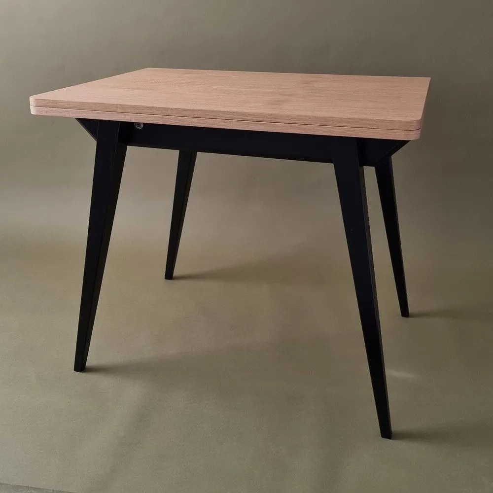 Rozkladací jedálenský stôl s doskou v dekore jaseňového dreva 65x90 cm Envelope – Ragaba