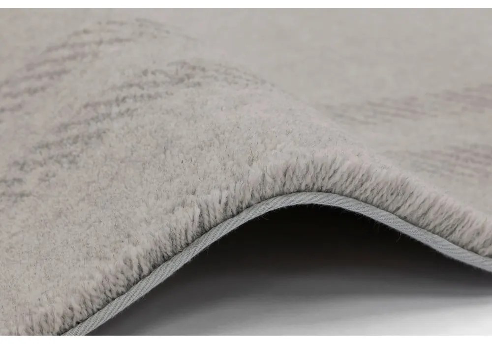 Krémovobiely vlnený koberec 200x300 cm Calisia M Grid Rim – Agnella