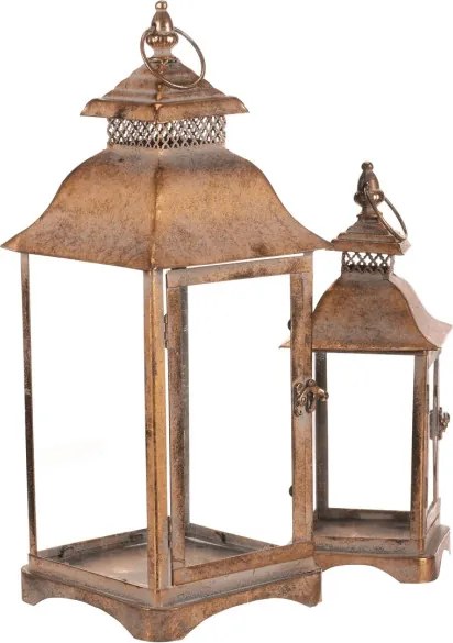 Set dvoch lampášov zlatý FUP533 (2 ks)