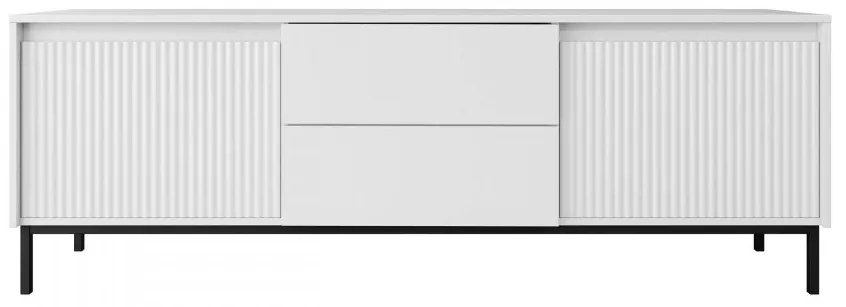 Tv stolík/skrinka Samker 2K2SZ, Farby: čierna